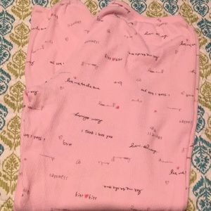 HUE Jogger Style Pajama Bottoms Sz L